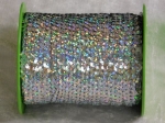 Slung Sequin String 6mm Laser Silver x 1m